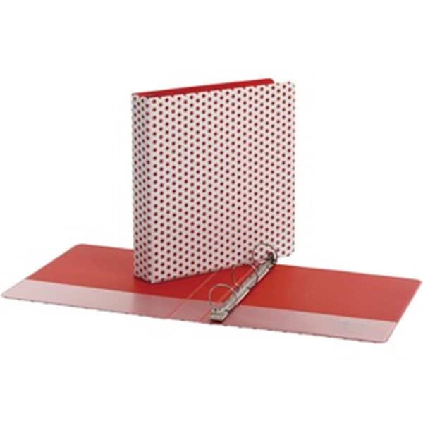 Tops Products 1.5 in. Oxford Back-Mounted Round Ring Binder, Red OXF42650 - main